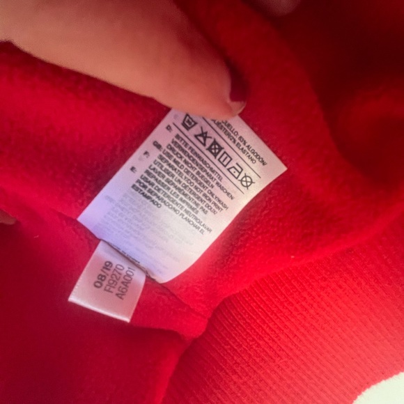 Adidas fleece lined Track Bomber Jacket - Picture 8 of 16